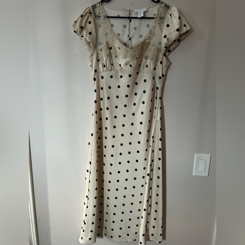 Polka Dot Lace Dress | House of Harlow 1960